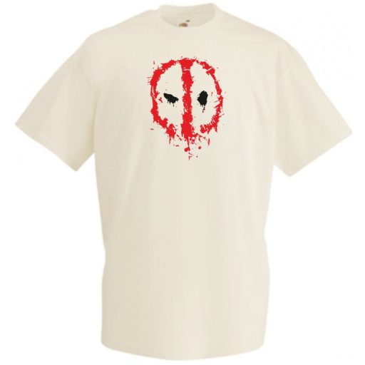 Hősök minima Deadpool stilus férfi rövid ujjú póló