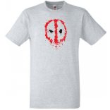 Hősök minima Deadpool stilus férfi rövid ujjú póló