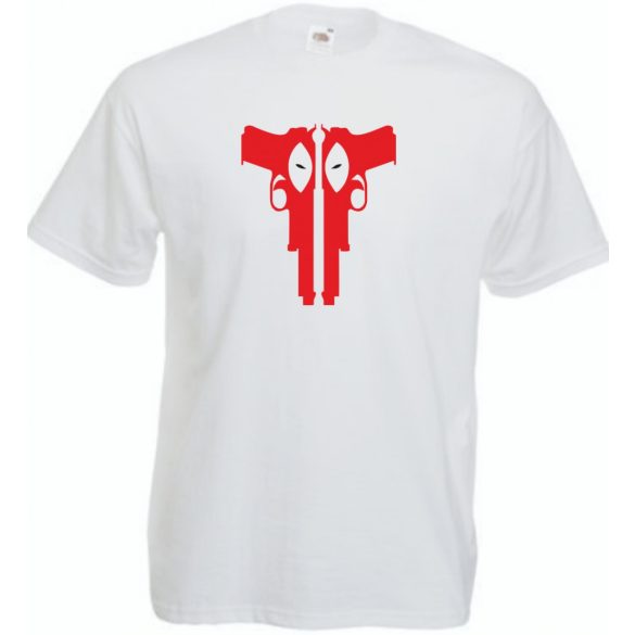 Hősök minima Deadpool stílus férfi rövid ujjú póló