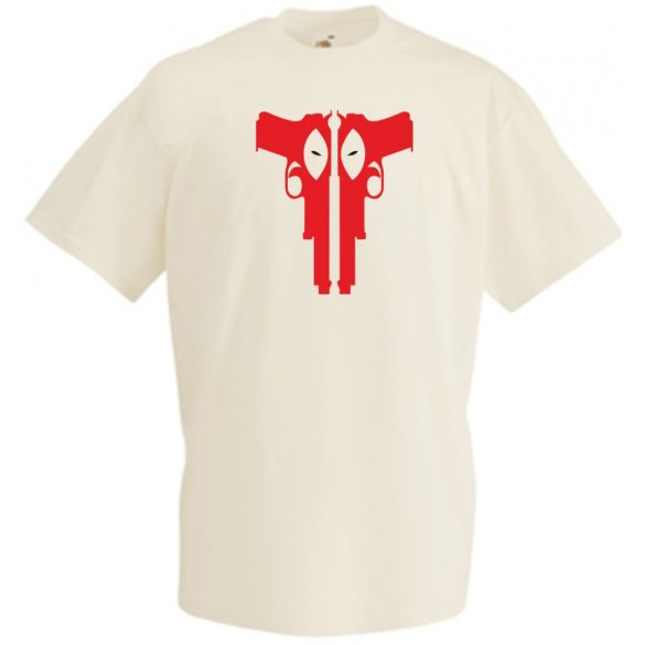 Hősök minima Deadpool stílus férfi rövid ujjú póló