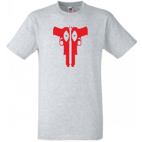 Hősök minima Deadpool stílus férfi rövid ujjú póló