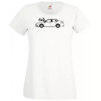 Auto fan Opel Astra Sedan minima női rövid ujjú póló