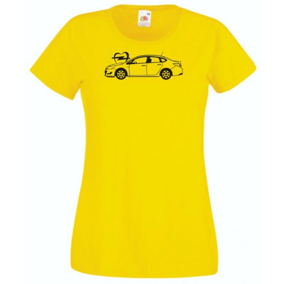 Auto fan Opel Astra Sedan minima női rövid ujjú póló