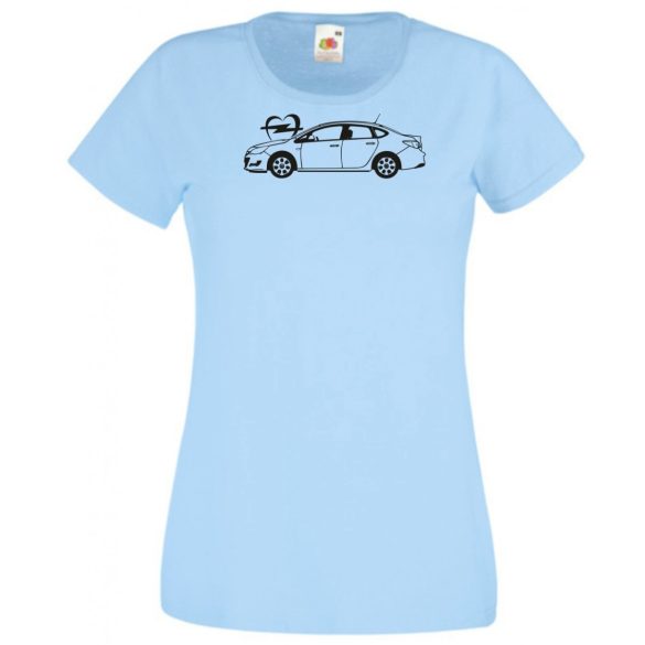 Auto fan Opel Astra Sedan minima női rövid ujjú póló