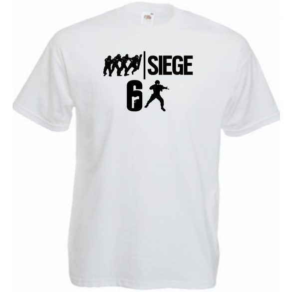 Harci játékok - RainbowSix Siege férfi rövid ujjú póló