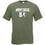 Harci játékok - RainbowSix Siege férfi rövid ujjú póló