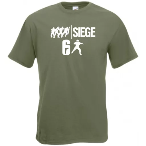 Harci játékok - RainbowSix Siege férfi rövid ujjú póló