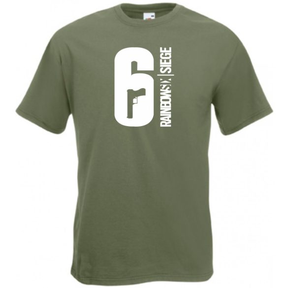 Harci játékok - RainbowSix Siege férfi rövid ujjú póló