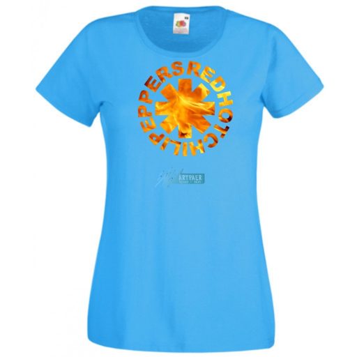 Lángoló piros csípős paprika RHCP női rövid ujjú póló