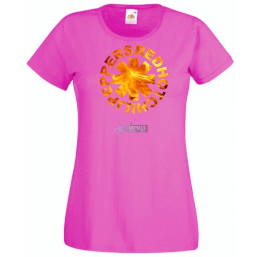 Lángoló piros csípős paprika RHCP női rövid ujjú póló