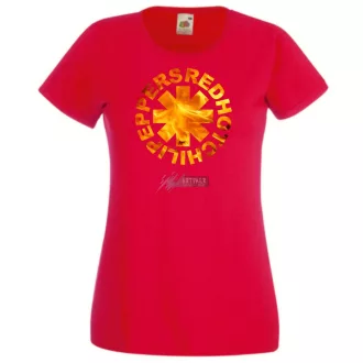   Lángoló piros csípős paprika RHCP női rövid ujjú póló