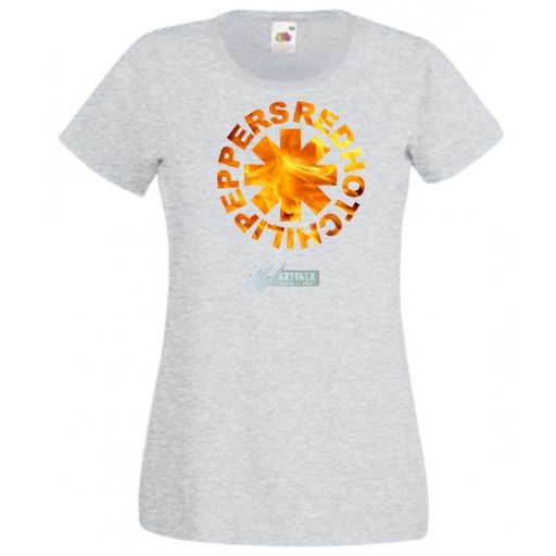 Lángoló piros csípős paprika RHCP női rövid ujjú póló