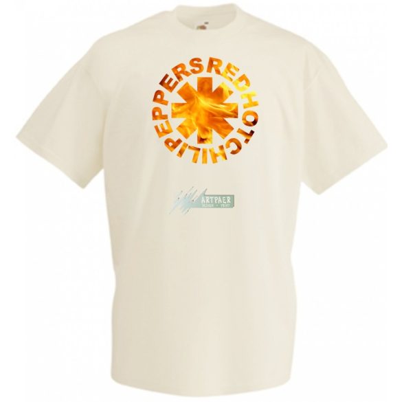 Lángoló piros csípős paprika RHCP férfi rövid ujjú póló