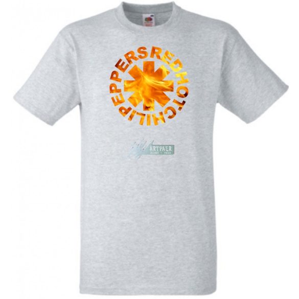 Lángoló piros csípős paprika RHCP férfi rövid ujjú póló