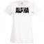 Alpha - Alfa - Falkavezér női rövid ujjú póló