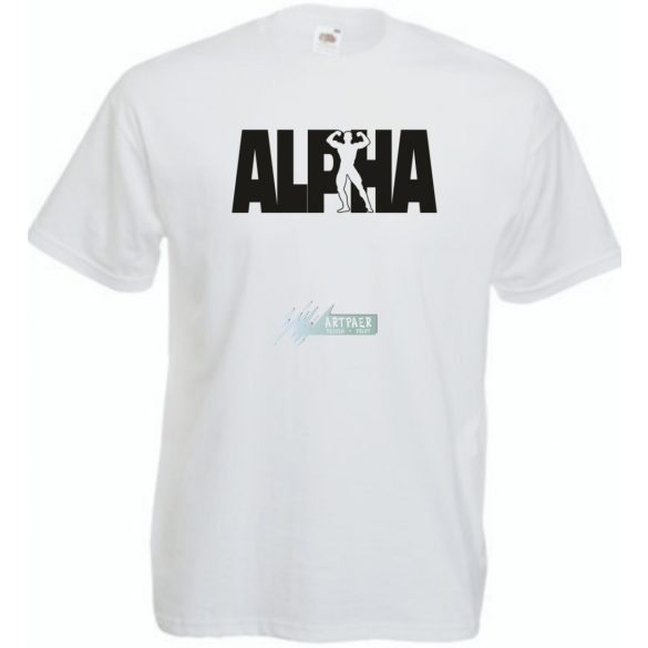 Alpha - Alfa - Falkavezér férfi rövid ujjú póló
