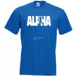 Alpha - Alfa - Falkavezér férfi rövid ujjú póló