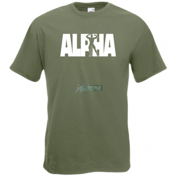 Alpha - Alfa - Falkavezér férfi rövid ujjú póló