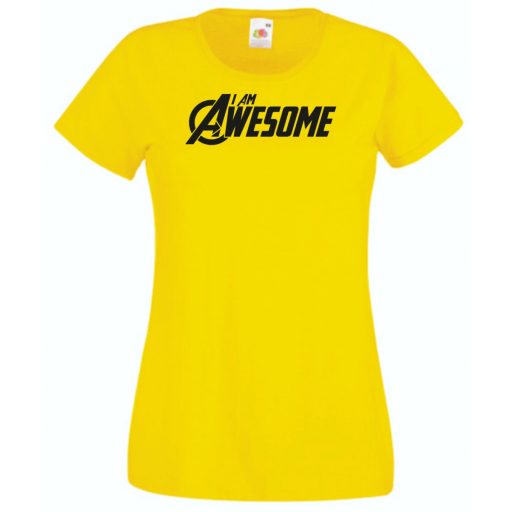 Fantasztikus vagyok - I Am Awesome női rövid ujjú póló