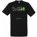 A heti (fáradság) töltöttség férfi rövid ujjú póló