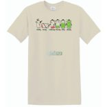 A heti (fáradság) töltöttség férfi rövid ujjú póló