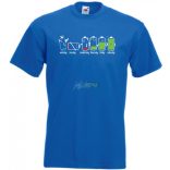 A heti (fáradság) töltöttség férfi rövid ujjú póló