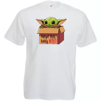   Humor-paródia Fan Art Baby jedi, dobozban gyerek rövid ujjú póló
