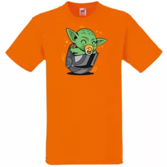   Humor-paródia Fan Art Baby jedi sisakban gyerek rövid ujjú póló