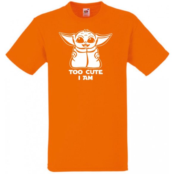 Humor-paródia Fan Art Baby jedi, stencil minima gyerek rövid ujjú póló