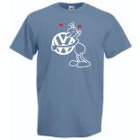 Humor Auto fan I Love VW férfi rövid ujjú póló