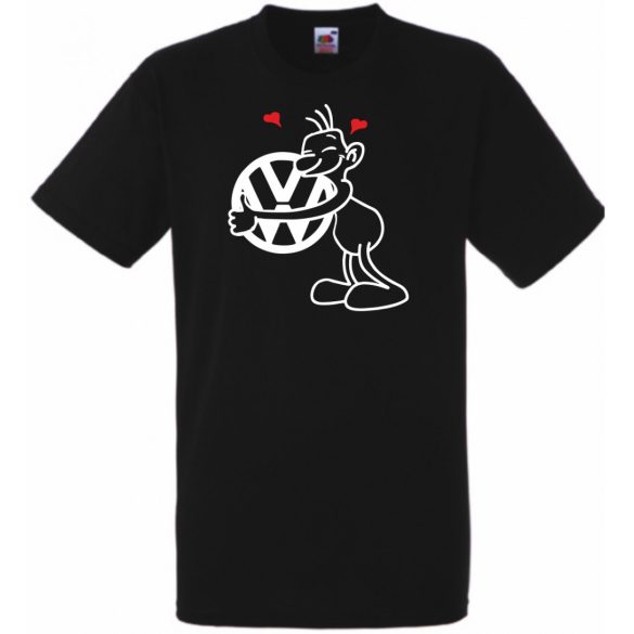 Humor Auto fan I Love VW férfi rövid ujjú póló