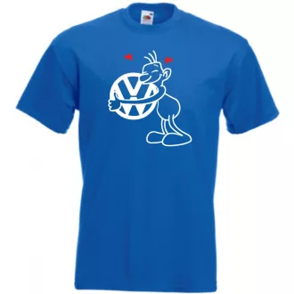 Humor Auto fan I Love VW férfi rövid ujjú póló