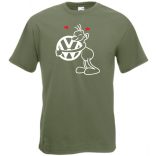 Humor Auto fan I Love VW férfi rövid ujjú póló