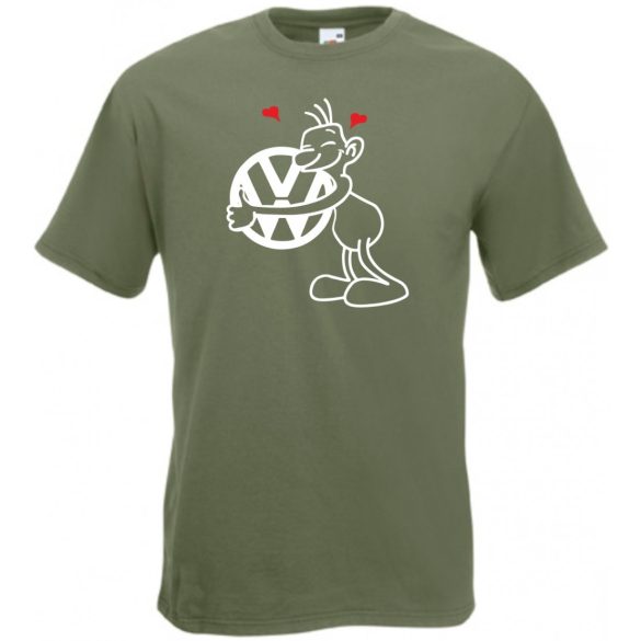 Humor Auto fan I Love VW férfi rövid ujjú póló