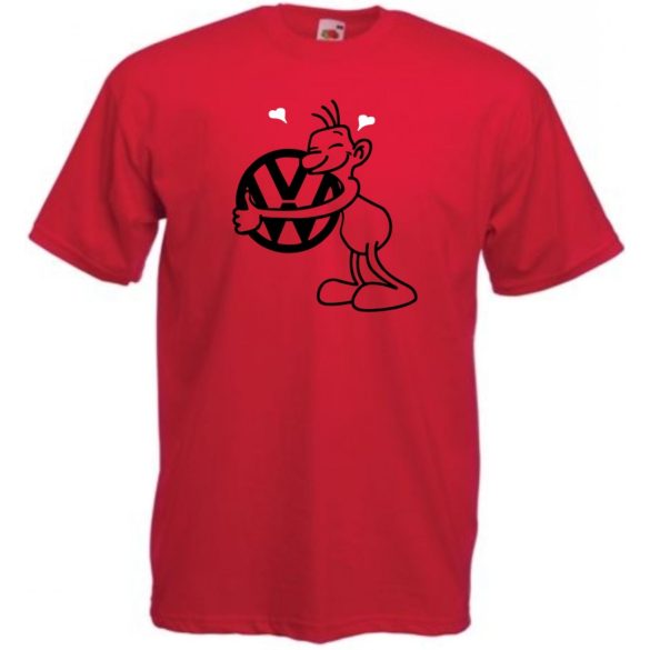 Humor Auto fan I Love VW férfi rövid ujjú póló