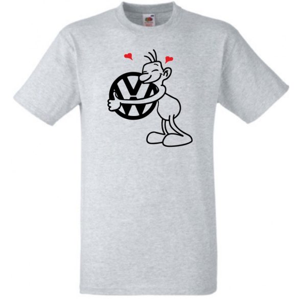 Humor Auto fan I Love VW férfi rövid ujjú póló