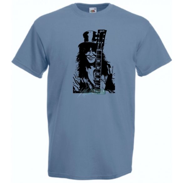 Legendás gitáros Slash férfi rövid ujjú póló