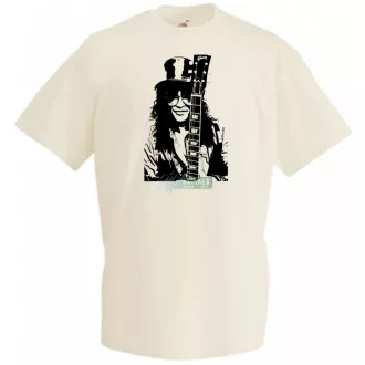 Legendás gitáros Slash férfi rövid ujjú póló