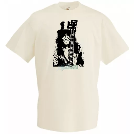 Legendás gitáros Slash férfi rövid ujjú póló