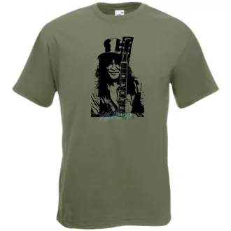 Legendás gitáros Slash férfi rövid ujjú póló