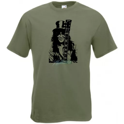Legendás gitáros Slash férfi rövid ujjú póló