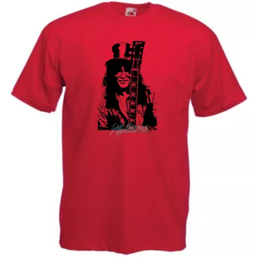 Legendás gitáros Slash férfi rövid ujjú póló