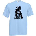 Legendás gitáros Slash férfi rövid ujjú póló
