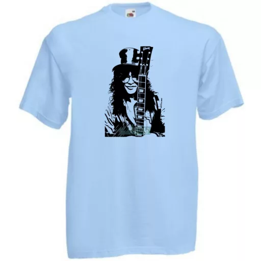 Legendás gitáros Slash férfi rövid ujjú póló