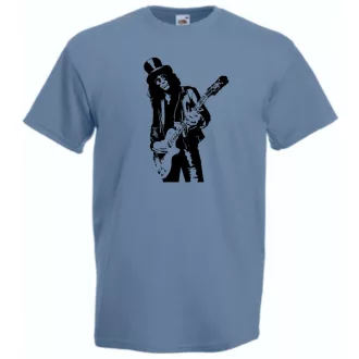 Legendás gitáros Slash férfi rövid ujjú póló