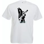 Legendás gitáros Slash férfi rövid ujjú póló