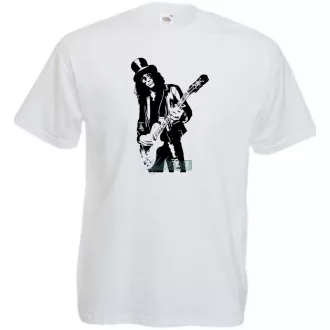 Legendás gitáros Slash férfi rövid ujjú póló
