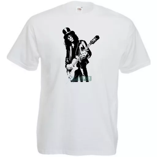 Legendás gitáros Slash férfi rövid ujjú póló