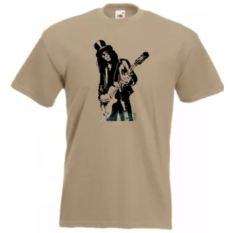 Legendás gitáros Slash férfi rövid ujjú póló