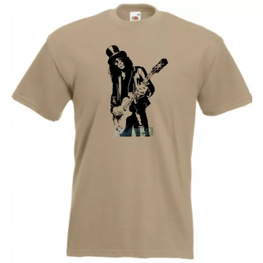 Legendás gitáros Slash férfi rövid ujjú póló